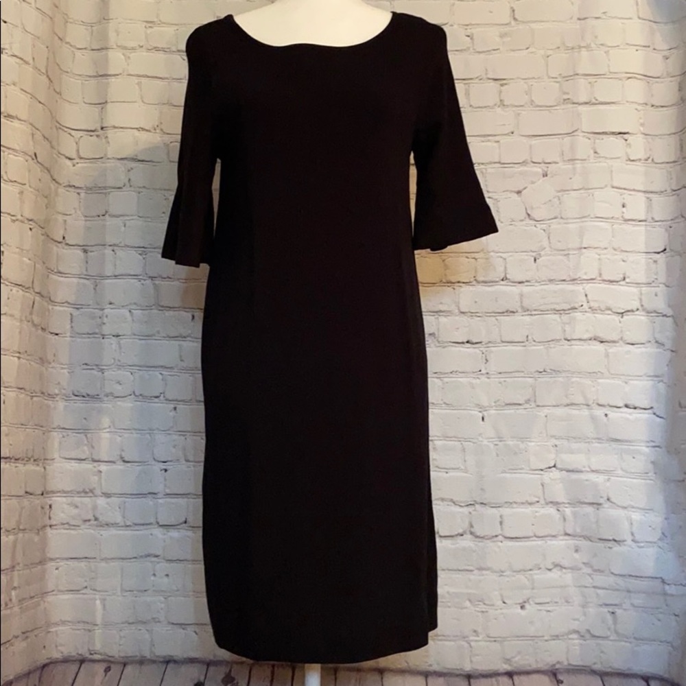 Ann Taylor Factory Black Knitted Dress